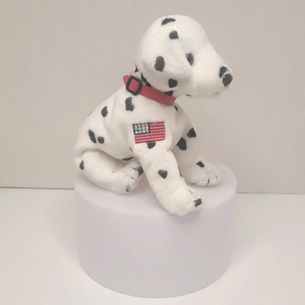 Ty Beanie Baby Rescue FDNY Dalmatian Dog 2001
